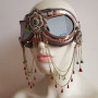 Rave Streampunk Goggles, Burning Man Goggles, Festival Goggles, Vintage Baroque Goggles, Costume Goggles, Cyber Goth Masquerade Goggles 40005