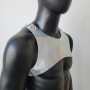 Holographic Man Harness, Men Body Harness, Leather Chest Harness, Music Festival Party Wear, Burning Man Outfits, Rave Outfit, Gay Harness, Bdsm Harness